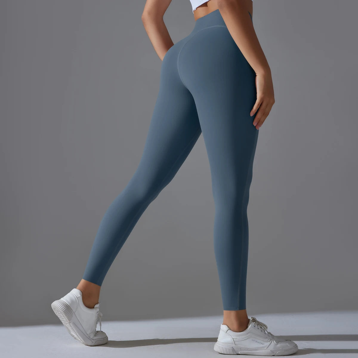 High Waist Yoga Leggings – Tummy Control, Squat-Proof Slimming Booty Pants for Running, Cycling, and Gym Workouts