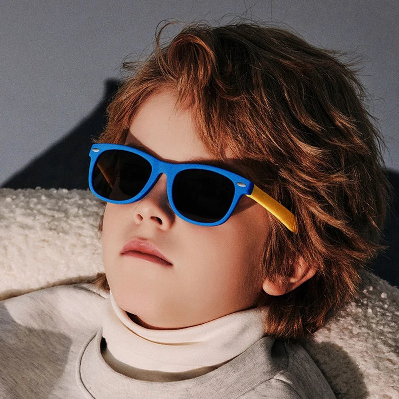 Children’s Color Matching Sunglasses – UV Resistant Summer Sun Shades for Boys & Girls
