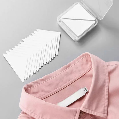 20/30PCS Self-Adhesive Collar Styling Tape – Shirt Neck Protector Pads, Collar Support & Shirt Collar Pads