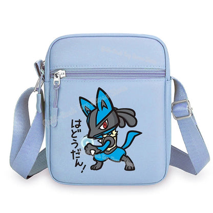 Pokemon Pikachu Cartoon Shoulder Bag – Large Crossbody Messenger Bag for Boys & Girls School Handbag