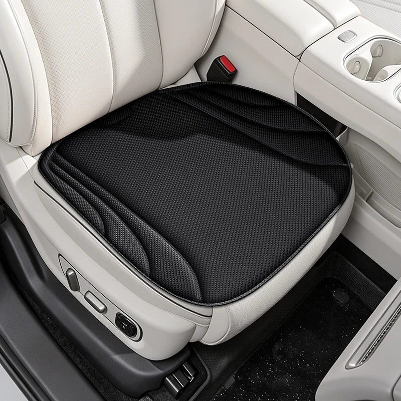 LEIBOO Breathable Car Seat Cushion - Universal Summer Seaweed Fiber Seat Protector with Non-Slip, Wear-Resistant Design
