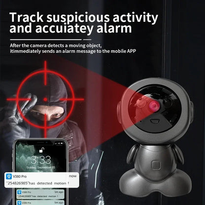8MP WiFi Security Camera - Indoor HD PTZ Smart Home Surveillance with Auto Tracking, Night Vision & Baby/Pet Monitor