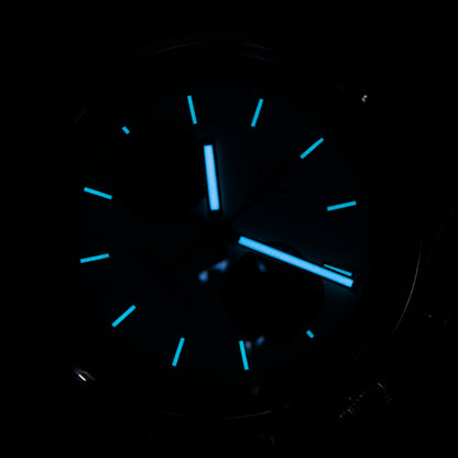 Sugess Pilot Men’s Chronograph Watch — Original ST1901 Mechanical Movement, Sapphire Crystal, Waterproof Racing Strap