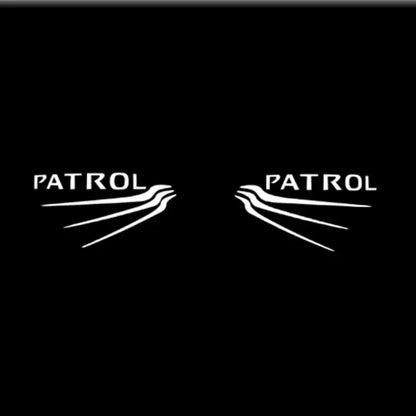 2PCS LED Car Door Welcome Ghost Shadow Lights – Logo Projector Courtesy Lamps for Nissan Patrol Y62 & Armada 2013–2018 Accessories