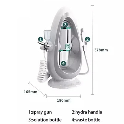 New Peeling Beauty Device – Small Bubble Oxygen Injection Hydra Dermabrasion Aqua Facial Cleaner for Blackhead Removal