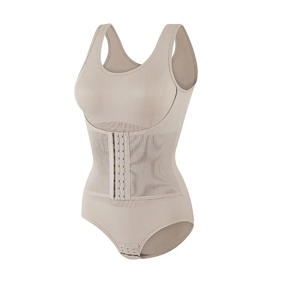 2025 Women’s Zipper Bodysuit Shapewear – Tummy Control Waist Trainer Slimming Corset Top