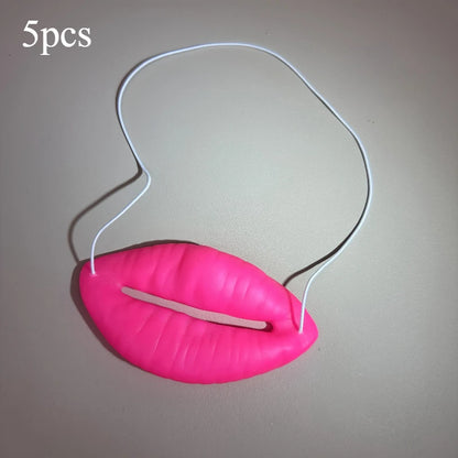 5PCS Pink Lip Gag Toy – Funny Novelty Party Props for Photography, Pranks & Gifts for Friends