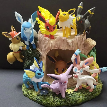 Pokemon Vulpix Anime Figure – PVC Scene Version Collectible Toy Mystery Surprise Box Gift for Kids