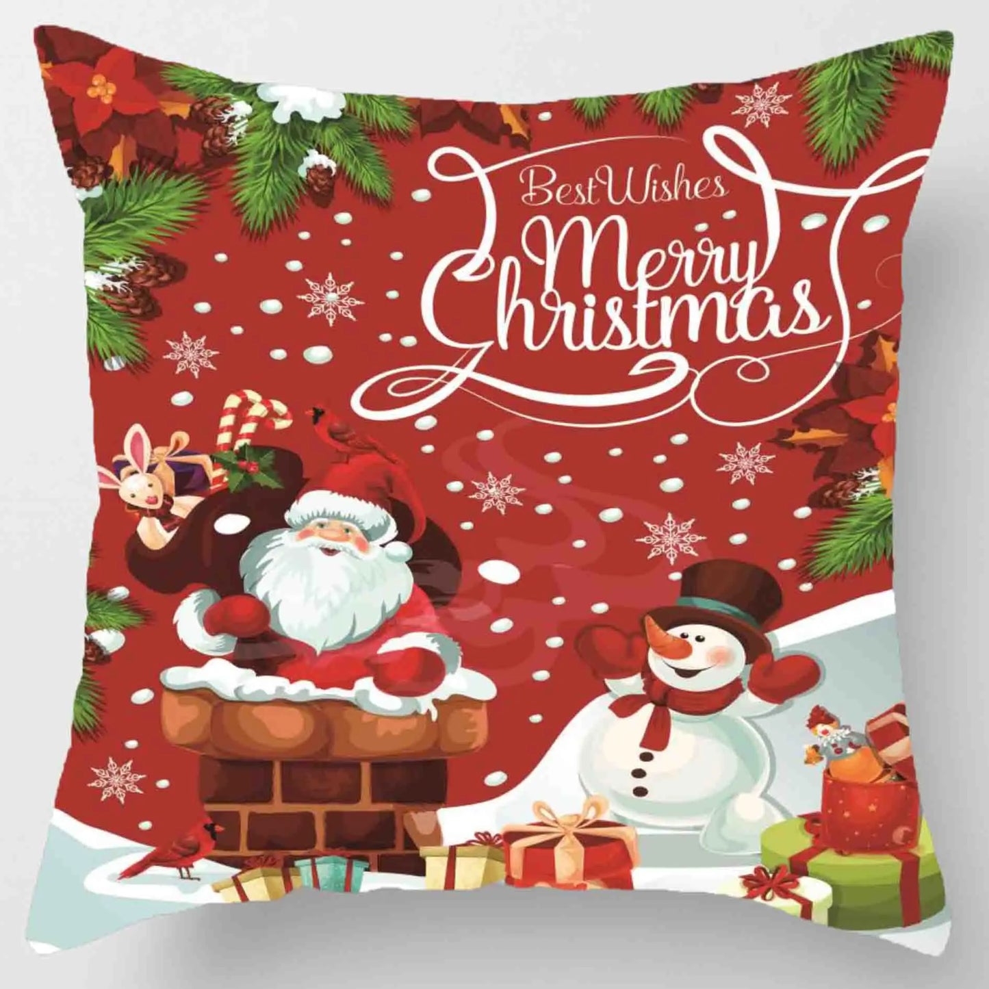 Christmas Pillowcase Set 45x45cm – Festive Cushion Covers for Home Décor & Holiday Gifts