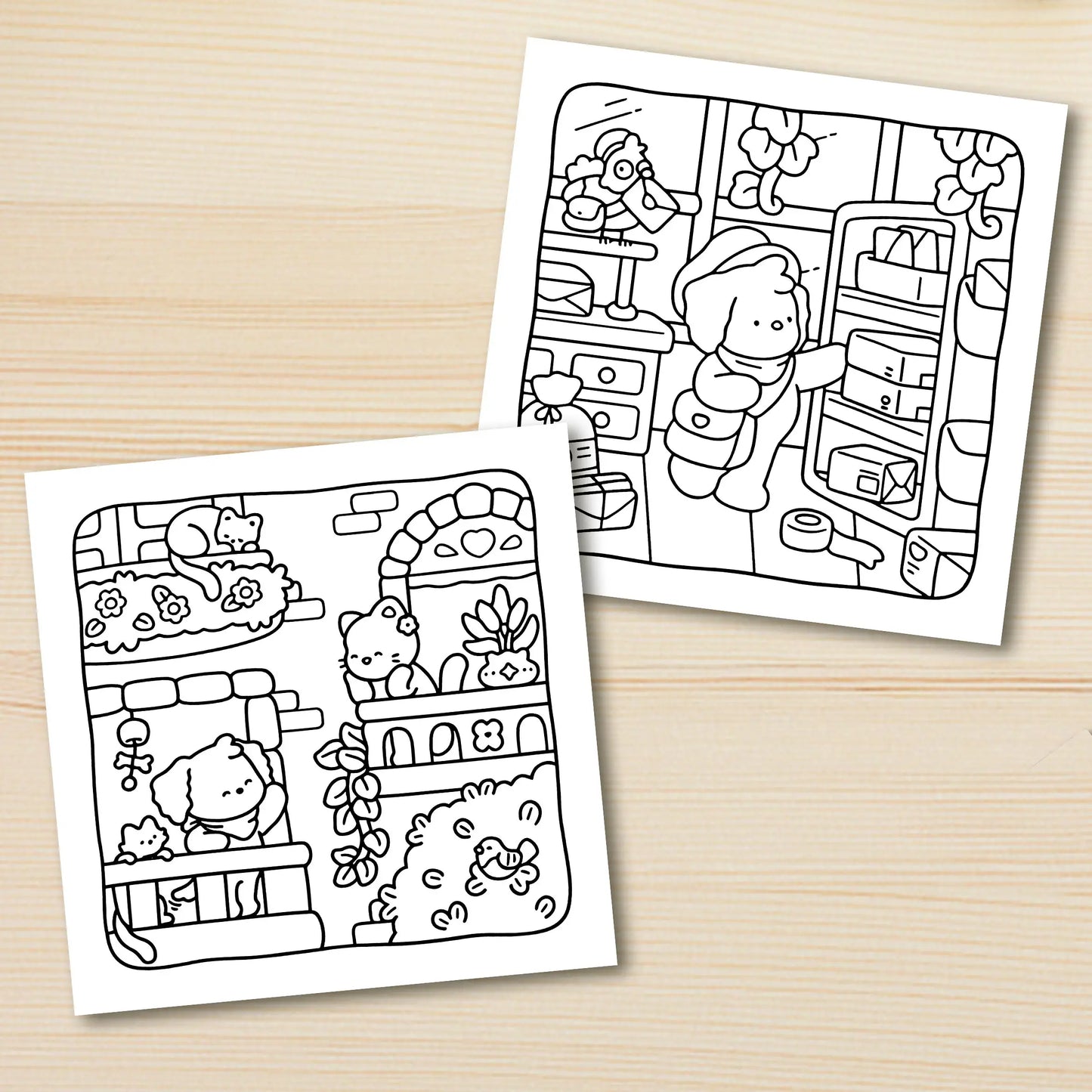 CALM DAYS Adult Coloring Book - Bold Easy Patterns & Cute Drawing Activities for Relaxation and Creative Fun