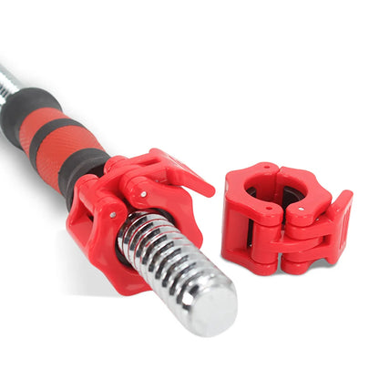 Quick Release Barbell Clamps | 25/50mm Spin-lock Collars for Weightlifting & Strength Training | Secure Weight Bar Clips