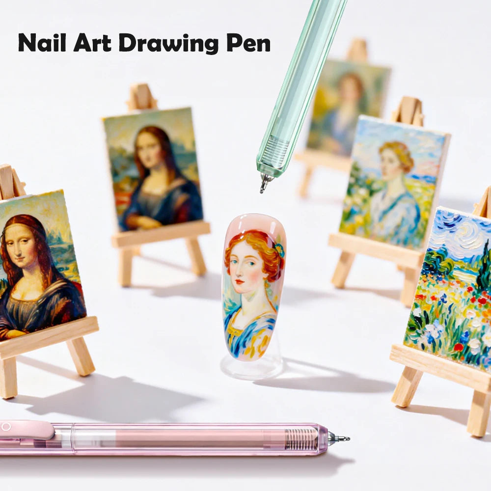 Multi-Color Acrylic Pen - 0.8mm Neutral Tip Pen for Nail Art, Notes & Key Marking