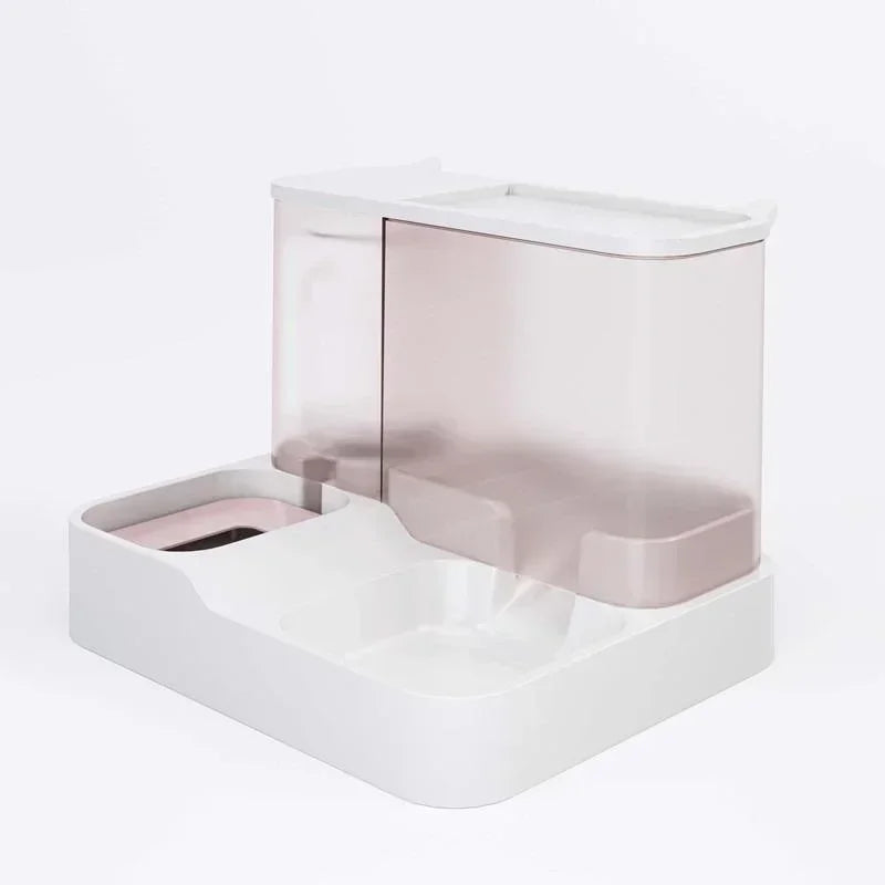 2.2L Automatic Pet Feeder & Water Dispenser – Smart 2-in-1 Dog Food Bowl