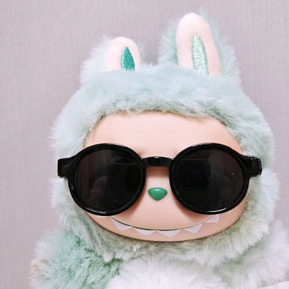 Labubu Doll Glasses – Cute Plastic Accessory for 10/15cm Cotton & Ropa Dolls