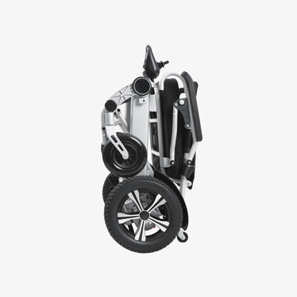 Lightweight Foldable Electric Wheelchair for Adults – Portable All-Terrain Motorized Chair, 264 Lbs Capacity