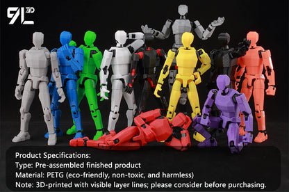 9L3D Printed Anime Action Figures — Jujutsu Kaisen Sukuna, Yuji, Yuta, Satoru Gojo Movable Mannequin Toys
