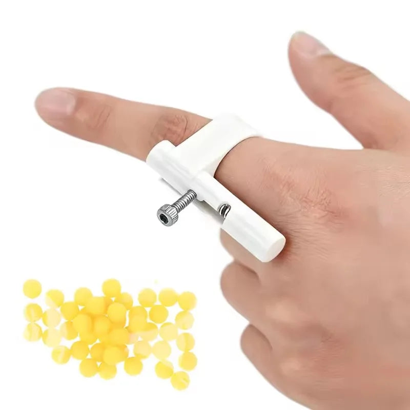 Mini Hidden Plastic Paper Ball Launcher - Safe Party Prank Toy & Fun Gift Gadget