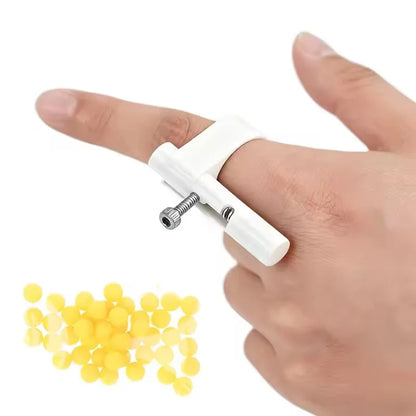 Mini Hidden Plastic Paper Ball Launcher - Safe Party Prank Toy & Fun Gift Gadget