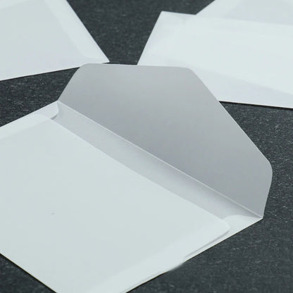 50 Pcs Blank Translucent Envelopes – for Invitations, Postcards, Gift Boxes, Wedding & Business Letters