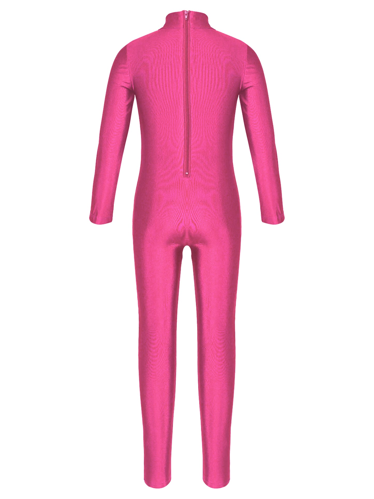 Kids Girls Full Body Gymnastics Bodysuit, Ballet Dance Jersey Leotard, Jumpsuit Sports Unitard, Children Dancewear and Sportswear
