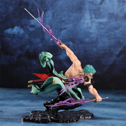 One Piece Roronoa Zoro 10CM PVC Action Figure - Anime Collectible Display Model & Gift