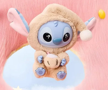 Miniso Disney Stitch Vinyl Blind Box – 'Eat Something Before Sleep' Series Mystery Bag Pendant Toy, Cute Collectible Gift for Adults