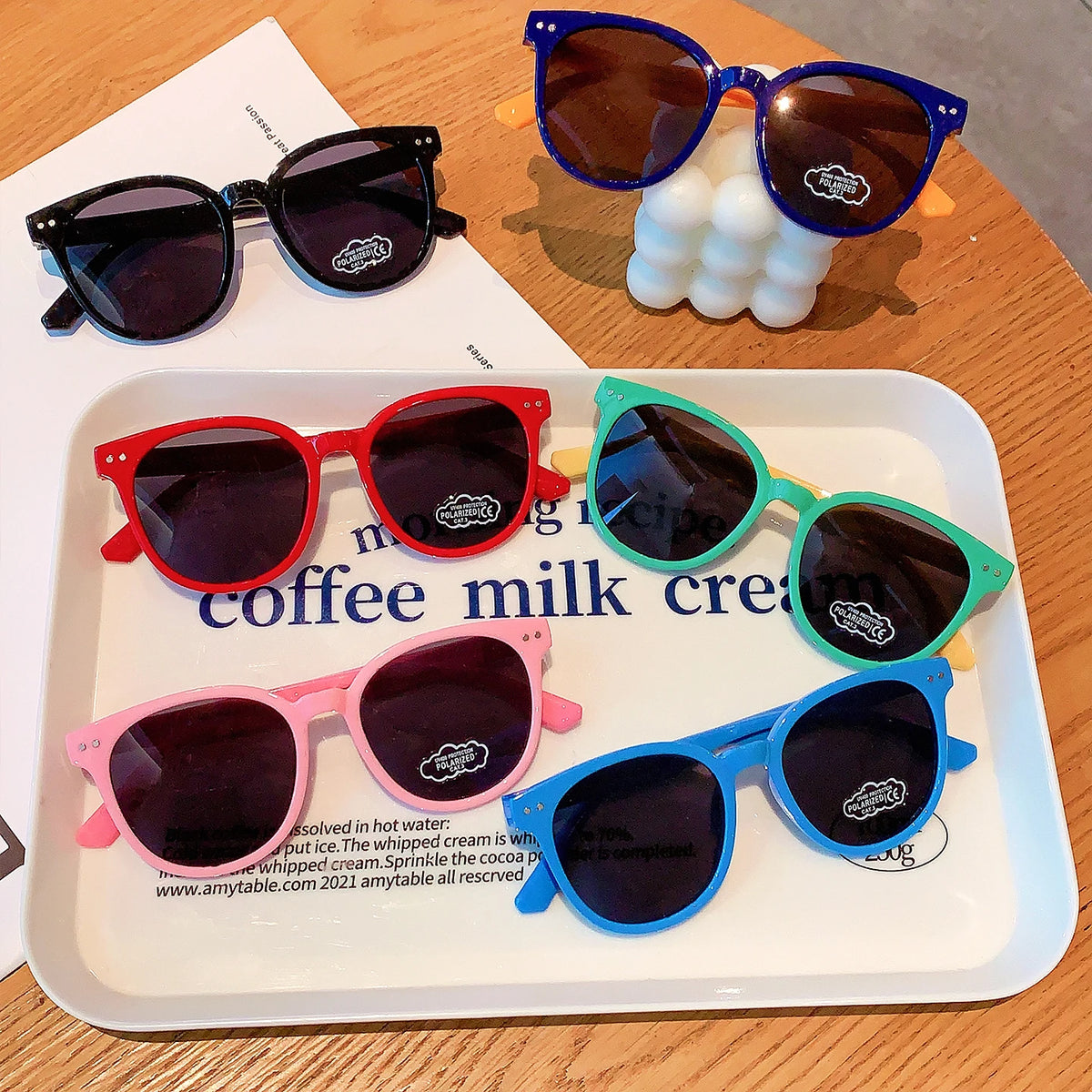 Kids Cartoon UV400 Sunglasses - Cute Outdoor Sun Protection Shades for Boys and Girls, Baby Sport Eyewear