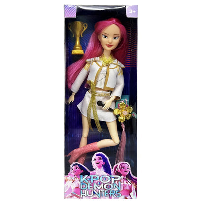 HOT K-Pop Demon Hunters Doll Toys – Rumi, Mira & Zoey Action Figures, Princess Baby Girl Plastic DIY Toy for Girls