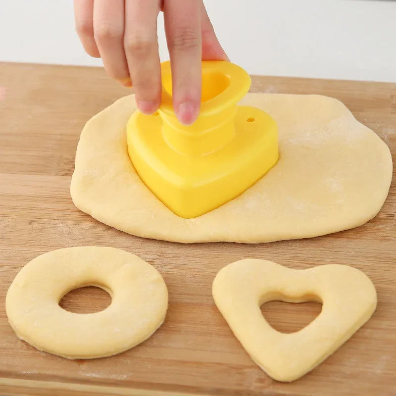 DIY Creative Donut Mold - Cake Decorating Tools, Kitchen Baking Accessories, Doughnuts Cooking Cutter, Desserts, and Bread Cutting Maker