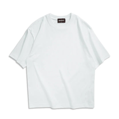 WAVLATII Oversized Summer T-Shirt – Unisex Korean Streetwear Solid Color Casual Tee for Men & Women, Basic Loose Fit Top