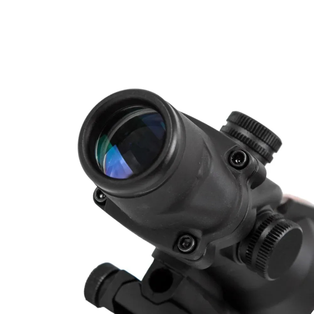 4X32 Hunting Riflescope – Fiber Optic Green & Red Dot Illuminated Reticle Tactical Sight