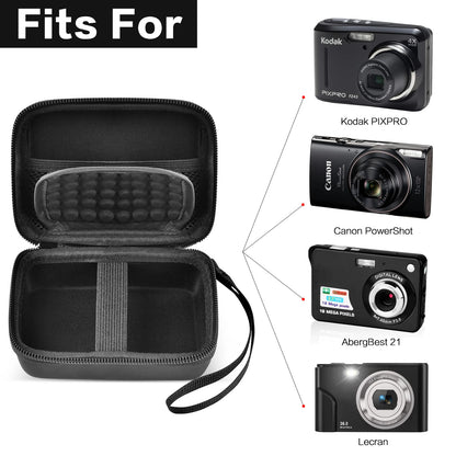 Vlogging Digital Camera Case Compatible with Sevenat, AUTPIRLF, Lecran, AbergBest, Aufoya FHD 1080P 36.0 MP Cameras