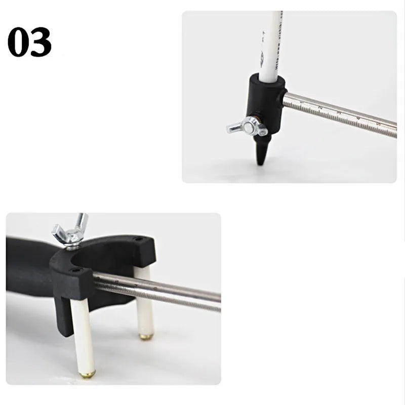 Wheel Eyebrow Scriber Tool – Auto Sheet Metal Dent Repair & Rib Line Parallel Marking Tool for Precision Bodywork Layout