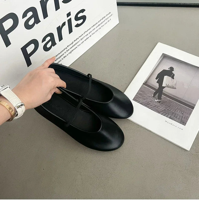 Designer Women’s Flats – Fashionable Slip-On Soft Sole Ballet Shoes, Casual Outdoor Ballerina Shoes for Ladies