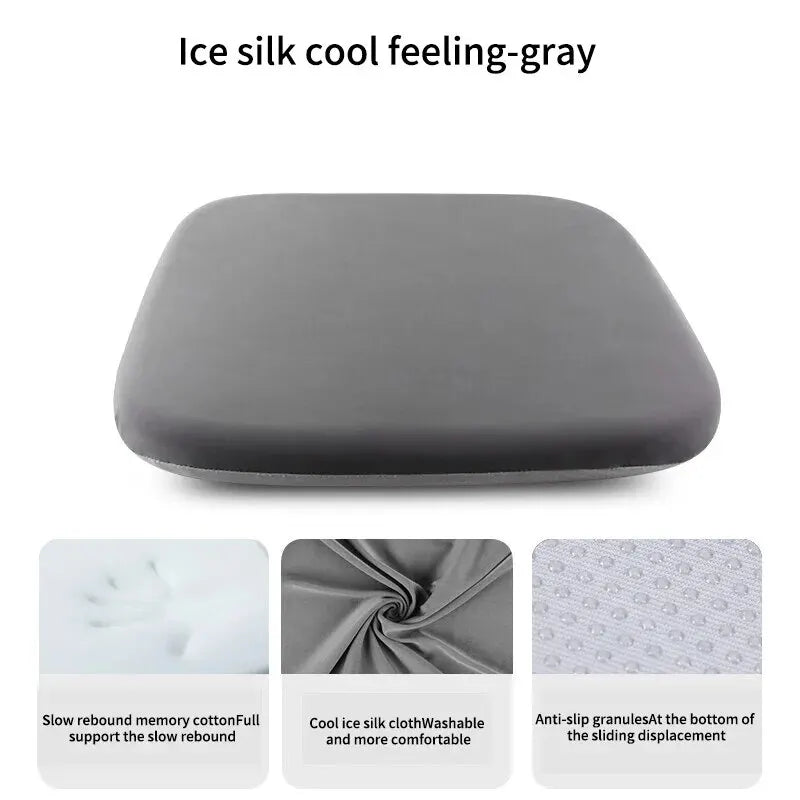 Ergonomic Memory Foam Seat Cushion – Hemorrhoid Relief & Support for Office, Students & Prolonged Sitting