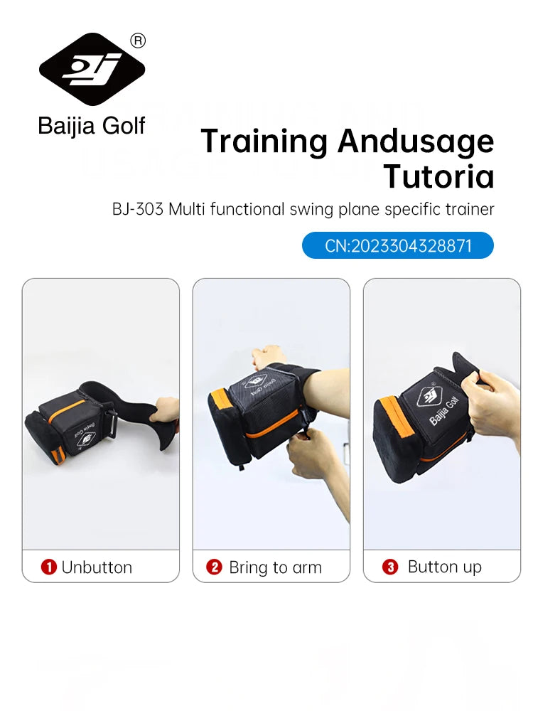 BAIJIA Golf Swing Arm Action Trainer – Swing Training Aid for Position Correction and Sports Improvement