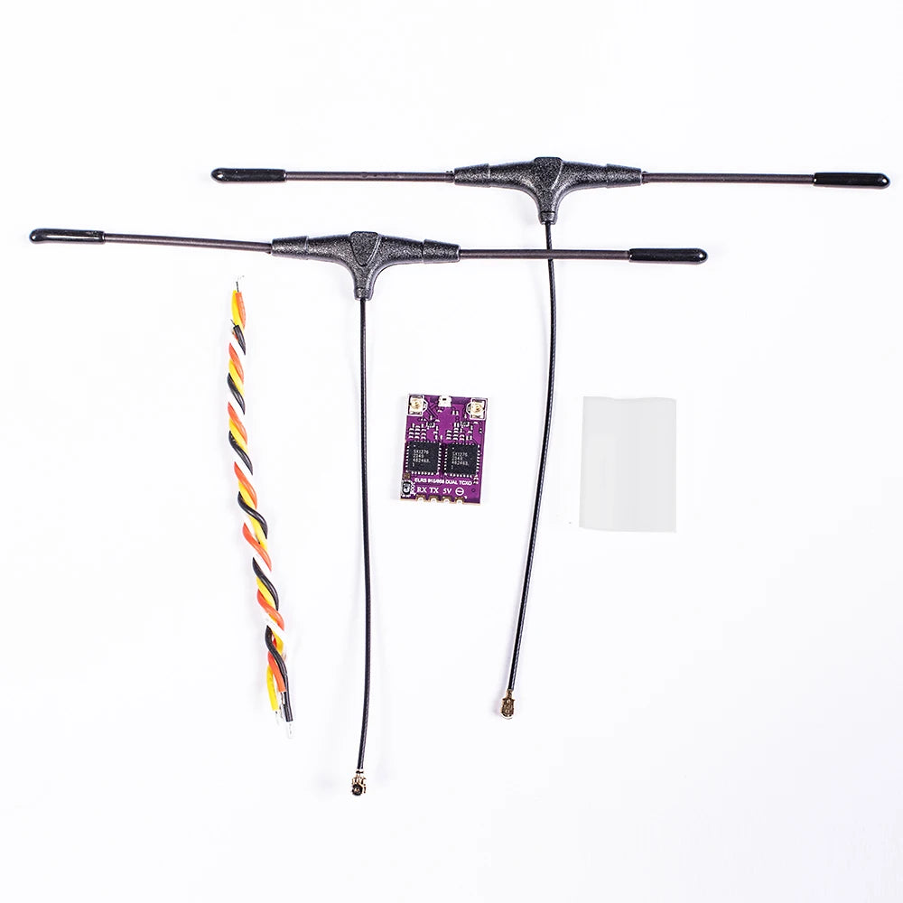 ES900 DUAL RX ELRS Diversity Receiver – 915MHz/868MHz with Built-in TCXO for RC Airplane & FPV Long Range Drone