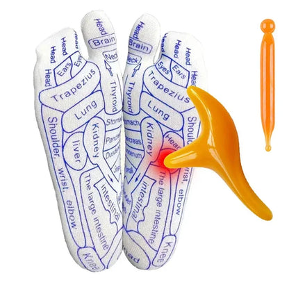Acupressure Foot Massage Socks – Reflexology & Physiotherapy for Tired Feet Relief
