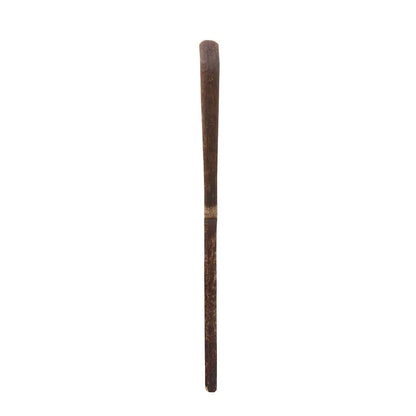 Small Bamboo Tea Sticks – Matcha Spoon, Black Bamboo Wood Tea Shells Leaf Spatula, Handmade Spice Kitchen Tool Teaware