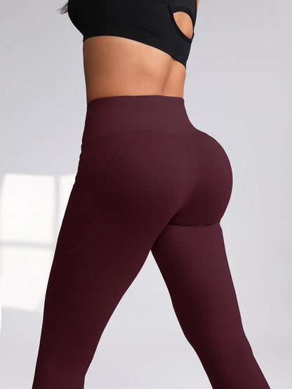 CHRLEISURE 2.0 Gym Leggings for Women – High-Waisted Fitness Activewear with Pockets for Running & Outdoors
