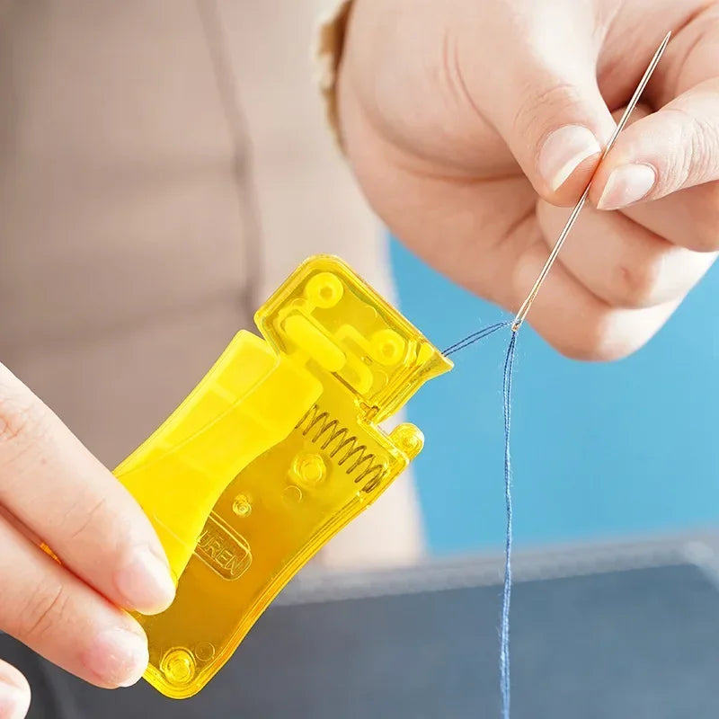 Automatic Needle Threader - Quick Thread Device for Blind Sewing, Hand Sewing DIY Cross Stitch Tool