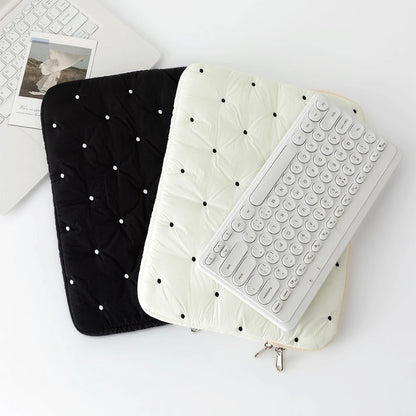 Puffy Laptop & Tablet Bag — Cute Protective Sleeve for MacBook Air 13, 13-14 Inch Notebooks, 15-16 Inch Laptops, 9-11 Inch Tablets for Girls