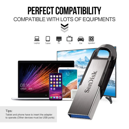 SanDisk CZ73 USB 3.0 Flash Drive - Metal Pen Drive 16GB–512GB Up to 150MB/s Read Speed