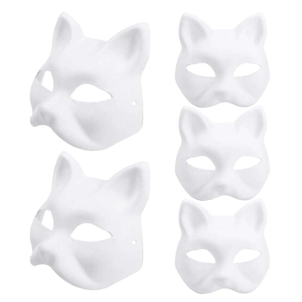 Colorful Fox Cosplay Mask – Decorative Masquerade Mask for Halloween, Anime Events & Costume Parties