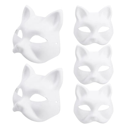 Colorful Fox Cosplay Mask – Decorative Masquerade Mask for Halloween, Anime Events & Costume Parties