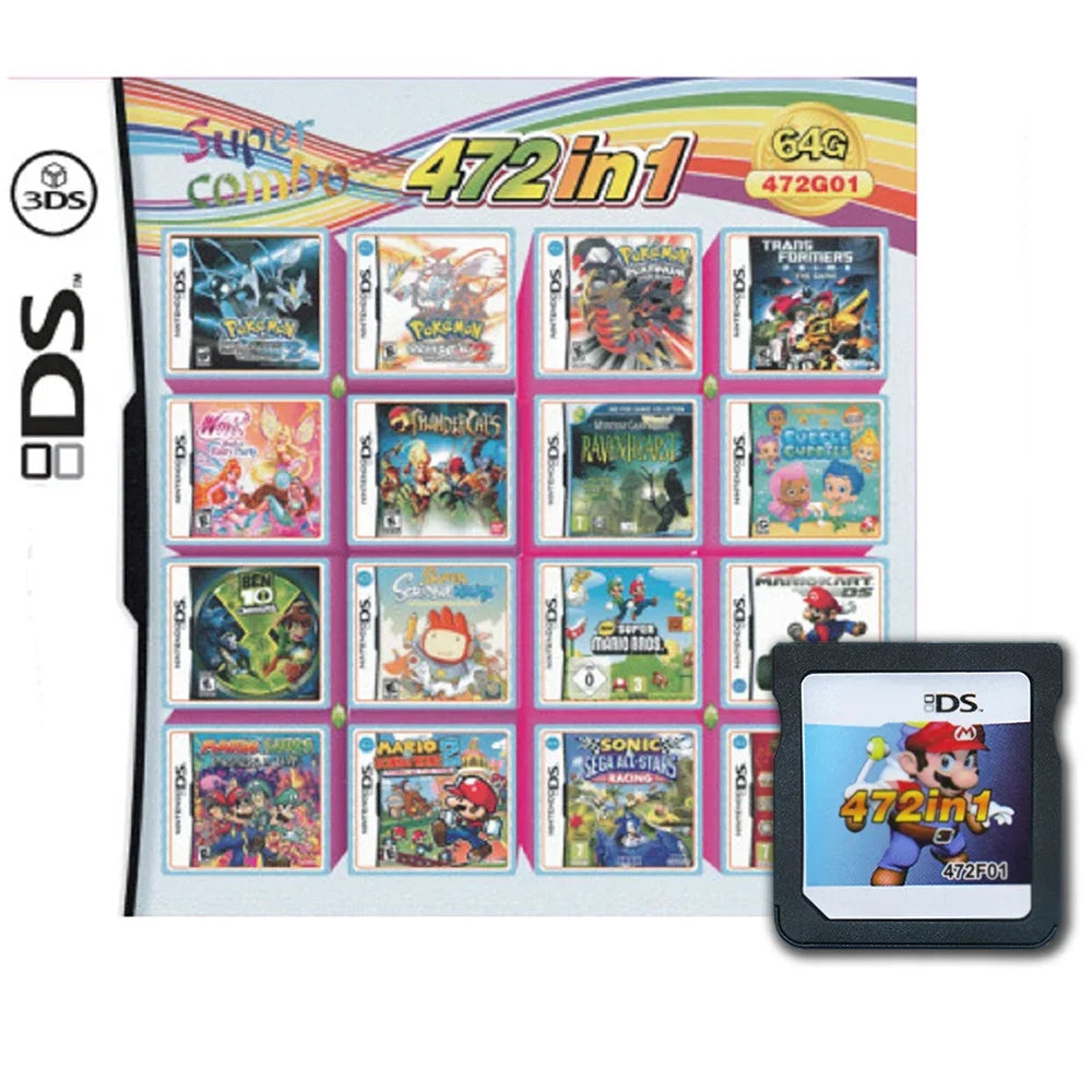 4300-in-1 Compilation DS/NDS/3DS/NDSL Game Cartridge – R4 Video Game Handheld Player