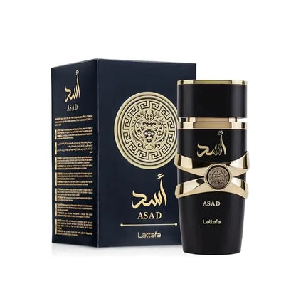 Lattafa Asad for Men — Arabian Pheromone Cologne to Attract Women, Fragrance Perfume for Men, Ideal Birthday Gift