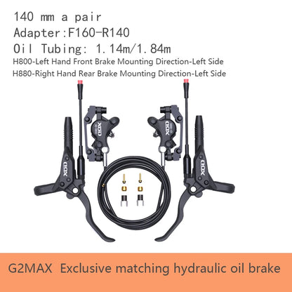 XOD H800/H880 Hydraulic Disc Brake - Hydraulic Oil Brake System for KUKIRIN G2 Master, G2 MAX and G2 Pro Electric Scooters