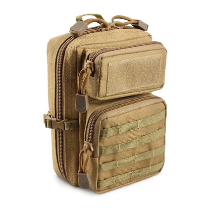 Tactical Multifunction Waist Bag – Molle Travel Pouch, EDC Phone Holder, Fanny Pack for Camping, Hiking & Hunting