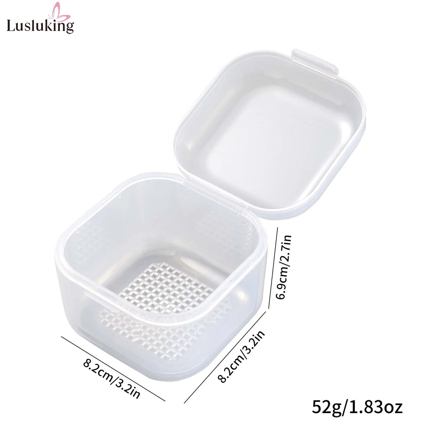 Nail Drill Bit Cleaning Box - Double-Layer Filtration Disinfection & Manicure Storage Case